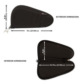 Locking zippers with two keys on exterior